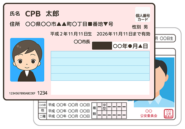 マイナンバーカード・運転免許証